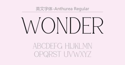 Anthurea-Regular.otf字体