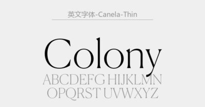 Canela-Thin.otf字体下载