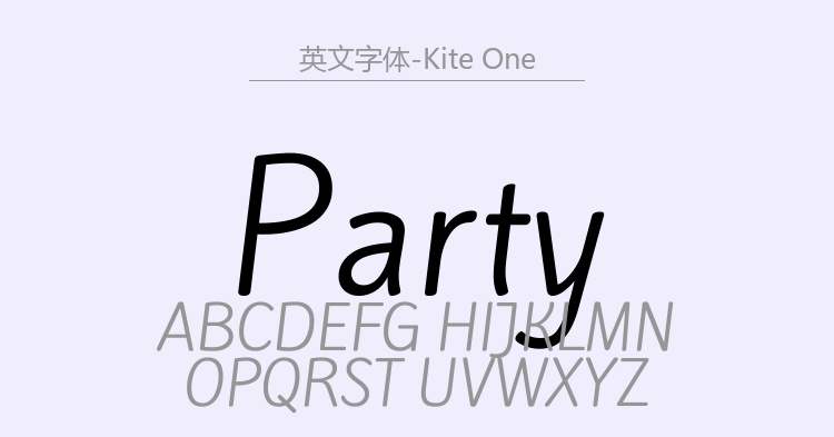 Kite One-Regular.ttf字体下载