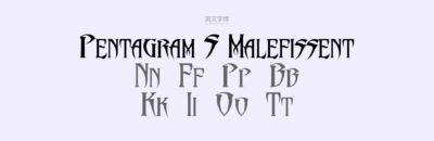 PentaGram’s Malefissent-Regular.ttf字体下载