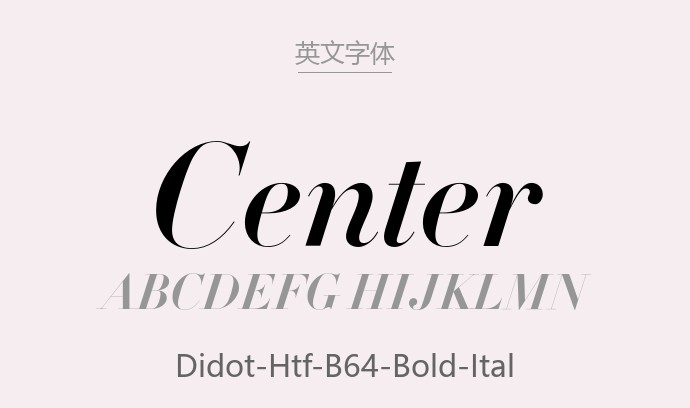 Didot-HTF-B64-Bold-Ital(Didot).otf字体下载