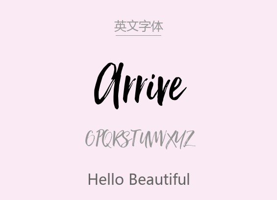 Hello Beautiful-Regular(HelloBeautiful 英文花体).otf字体下载