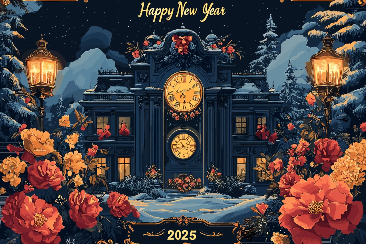 2025新年蛇年春节元旦插画背景大图AI矢量设计素材(23)