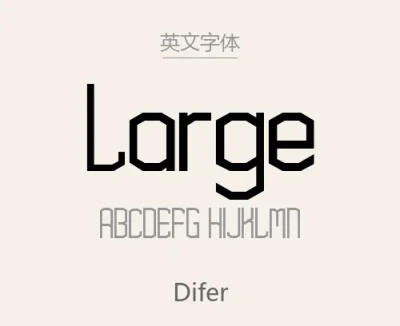DIFER-Regular .ttf (优秀DIFER英文字体)
