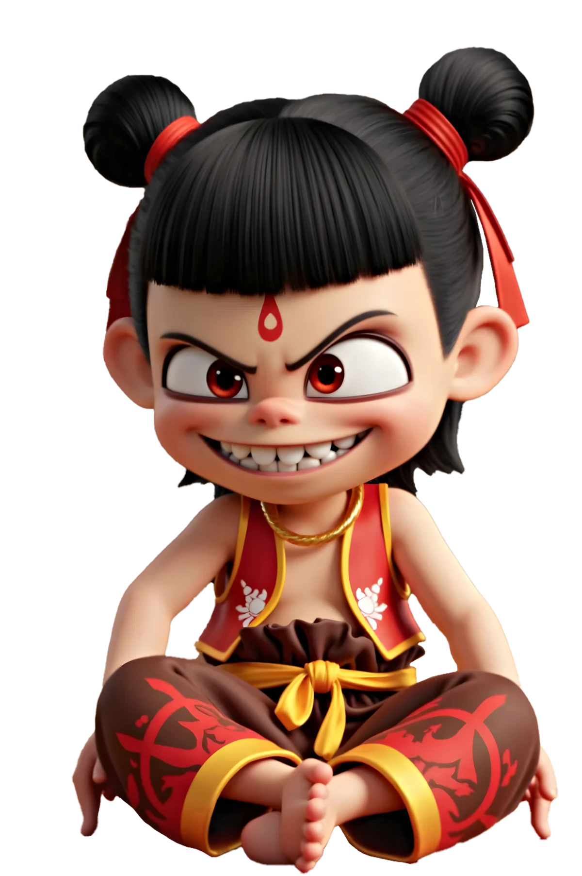 哪吒魔童降世元素大搜罗，高清 png 指环扣热转印素材(143)