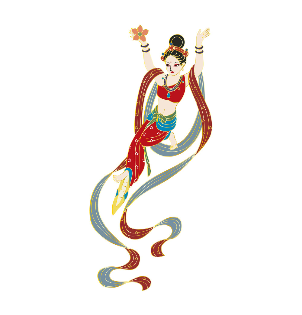 从古至今：传统图案与现代设计结合的AI辅助素材(32)