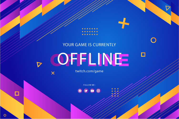 网站 offline 模板页面背景设计矢量素材集合(783).eps