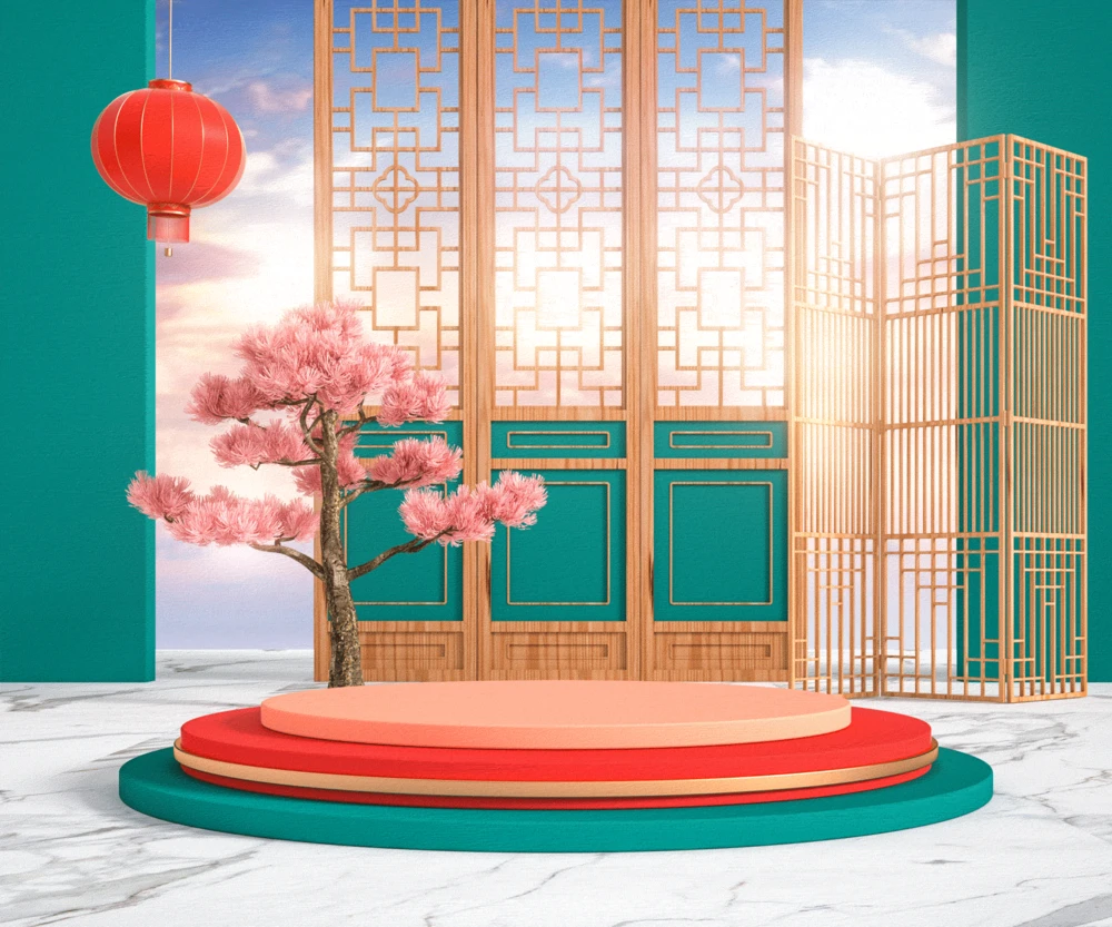 年度热销主题电商设计C4D风格立体背景图片模板(7).psd