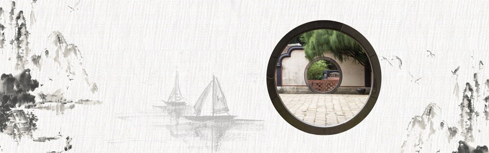 雅致古风：水墨工笔画复古背景KV主视觉素材(44).psd