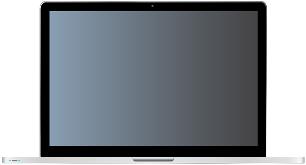 笔记本电脑无色PNG底图 笔记本电脑透明素材图