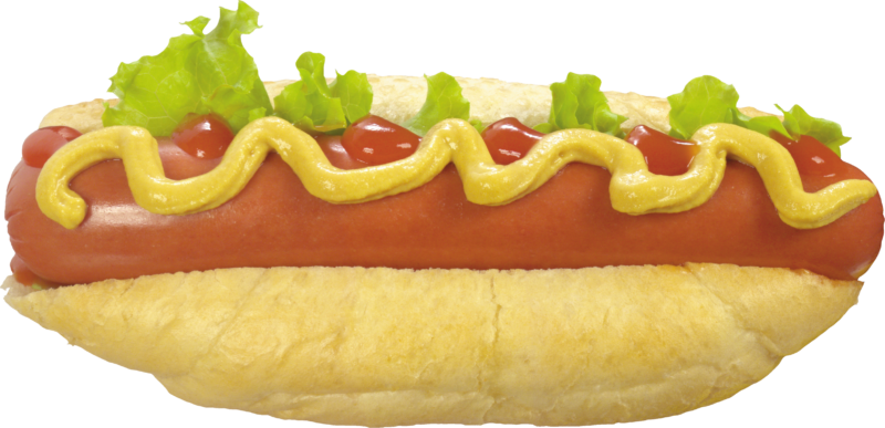 高清食物和饮料透明素材 热狗无色PNG图