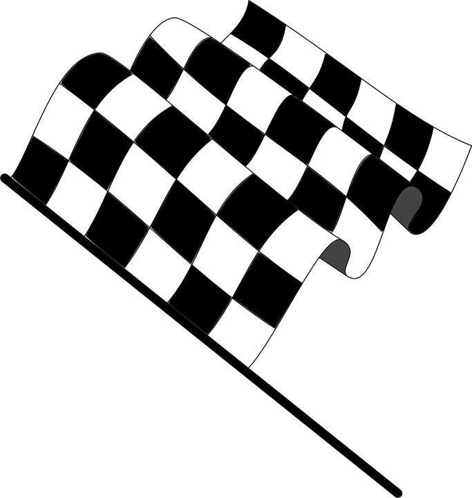 免抠赛车旗透明图片 赛车旗无底PNG