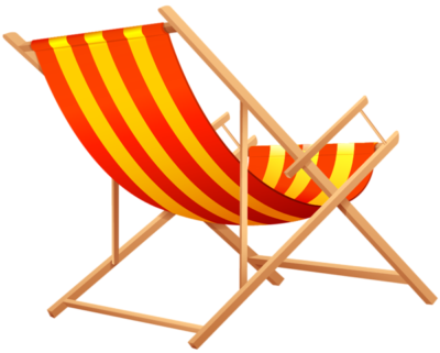 高清透明太阳椅元素图 Sun lounger PNG太阳椅图片