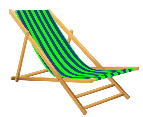 高清透明太阳椅元素图 Sun lounger PNG太阳椅图片