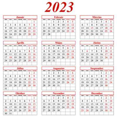 日历2023高清透明PNG图片 日历2023PNG元素图