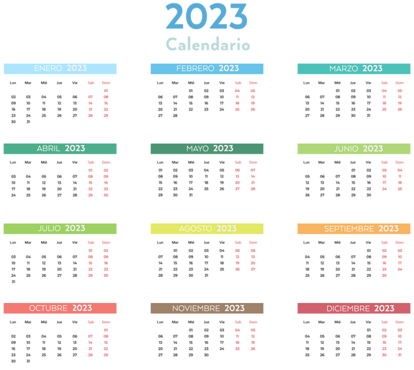 免费透明PNG素材 日历2023无色底图