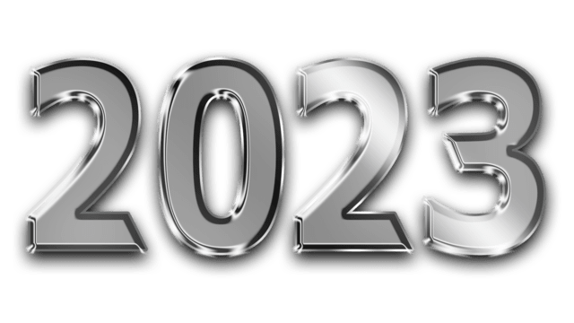 2023高清透明PNG图片 2023PNG元素图