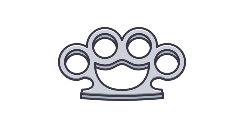 铜指关节PNG图片 透明铜指关节元素图Brass knuckles