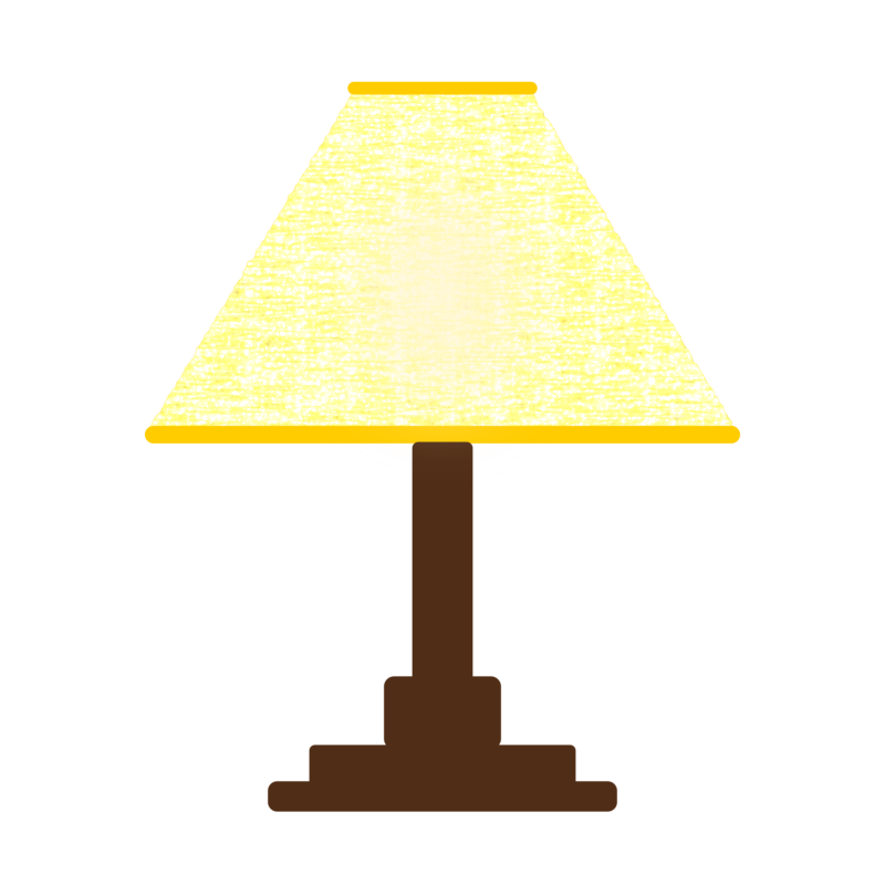 台灯PNG图片 透明台灯元素图Table lamp