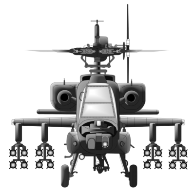 AH-64阿帕奇无背景图 AH-64阿帕奇高清透明PNG