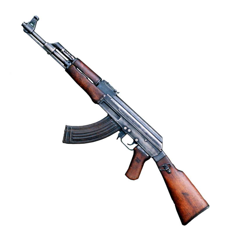 武器PNG透明素材库 AK 47元素图