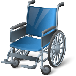 高清透明轮椅元素图 Wheelchair PNG轮椅图片