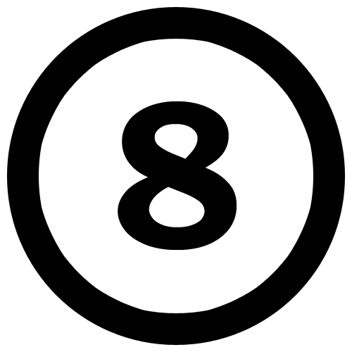 高清8透明素材 免费8无色底图