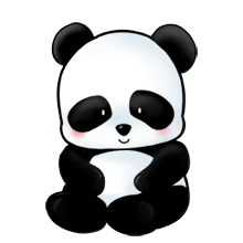 高清透明熊猫元素图 Panda PNG熊猫图片