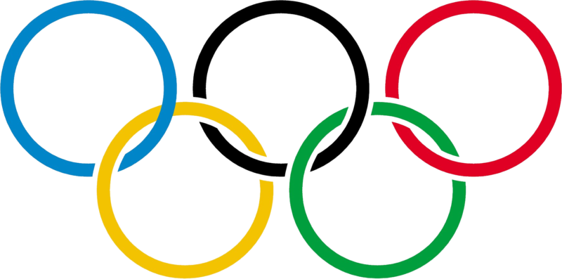 奥运五环PNG透明素材 无色透底奥运五环