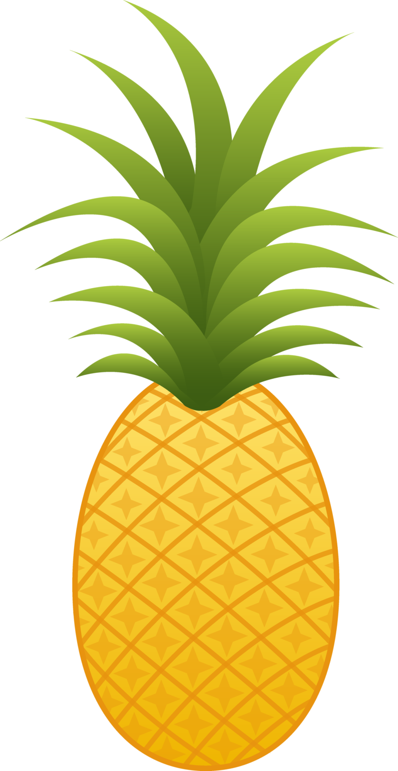 菠萝PNG素材 透明菠萝元素图