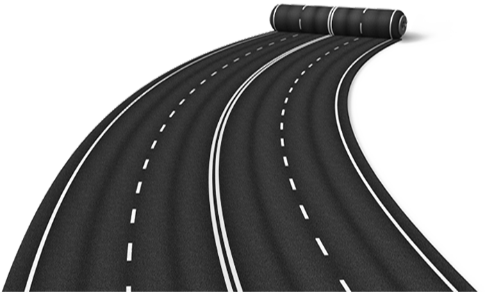 路PNG透明素材库 路元素图
