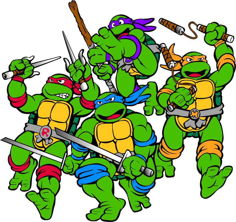 高清忍者神龟PNG图片 透明忍者神龟元素图Ninja Turtles