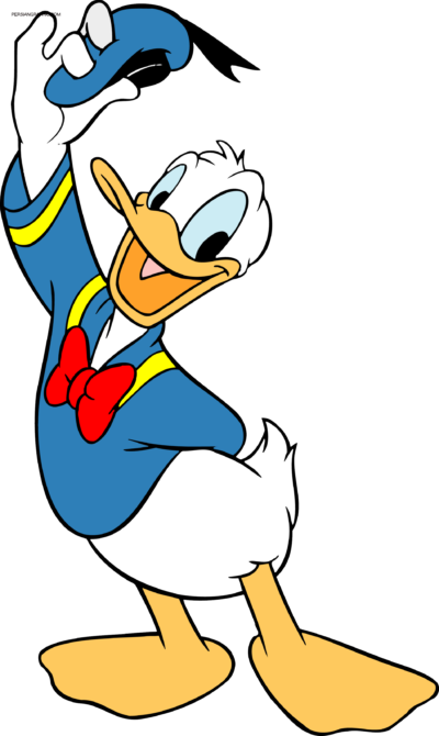 高清透明唐老鸭元素图 Donald Duck PNG唐老鸭图片