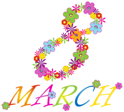 高清透明3月8日元素图 8 March PNG3月8日图片