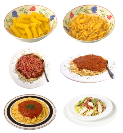 食物和饮料高清透明底图 意大利面PNG素材图片