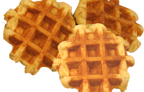 高清透明华夫饼元素图 Waffle PNG华夫饼图片