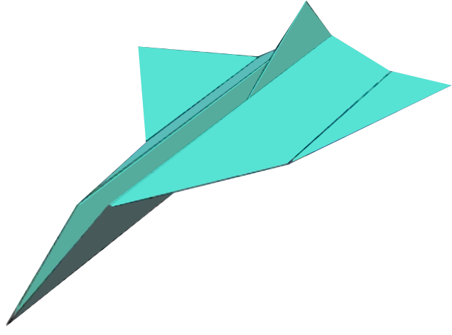 纸飞机PNG图片 透明纸飞机元素图Paper plane