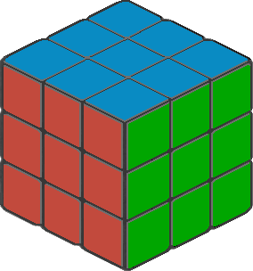 高清透明魔方元素图 Rubik’s Cube PNG魔方图片