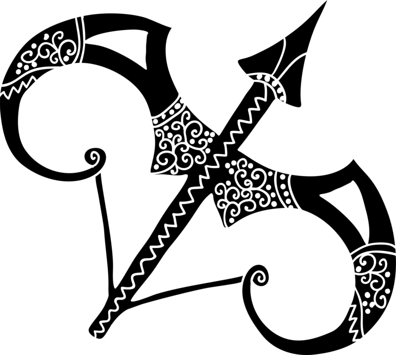 PNG免抠占星标志素材 高清透明射手座