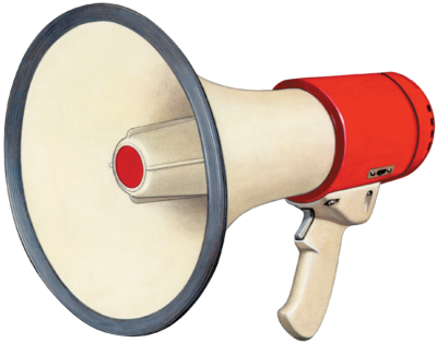 免费技术透明元素图 Megaphone扩音器PNG图片