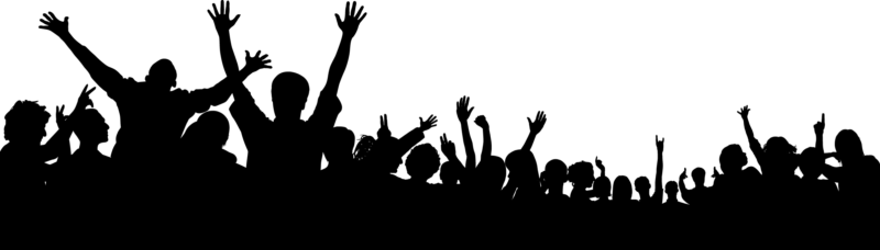 高清PNG透明素材 人群无色底图