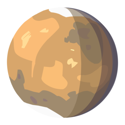 火星透明素材PNG图片 火星元素图