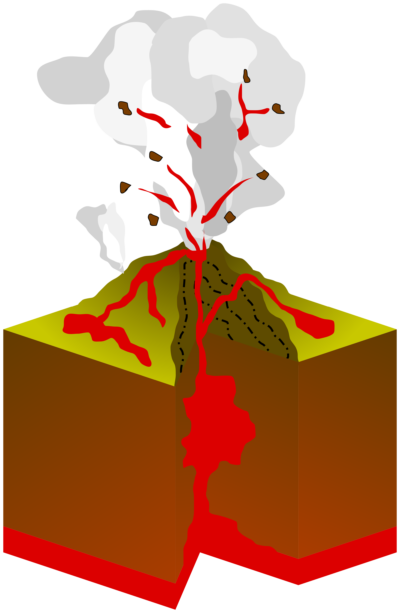 高清自然透明素材 火山无色PNG图