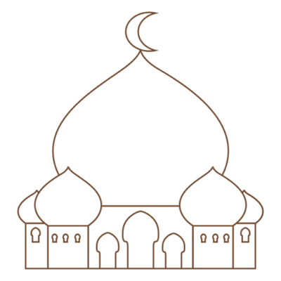 高清透明清真寺元素图 Mosque PNG清真寺图片