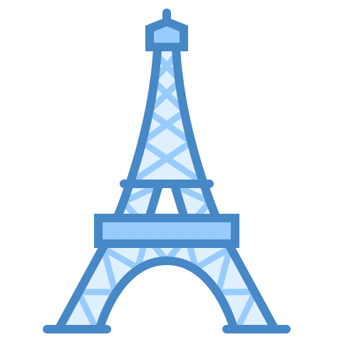 免费建筑透明元素图 Eiffel Tower埃菲尔铁塔PNG图片