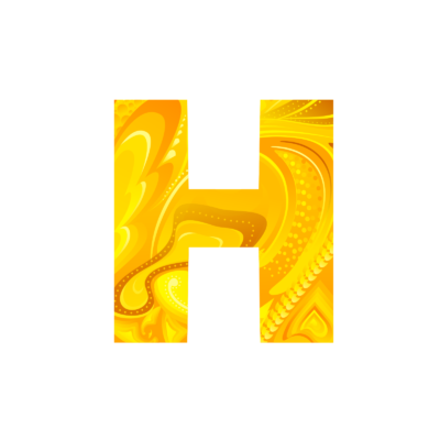 免费高清字母表PNG图片 透明H元素图