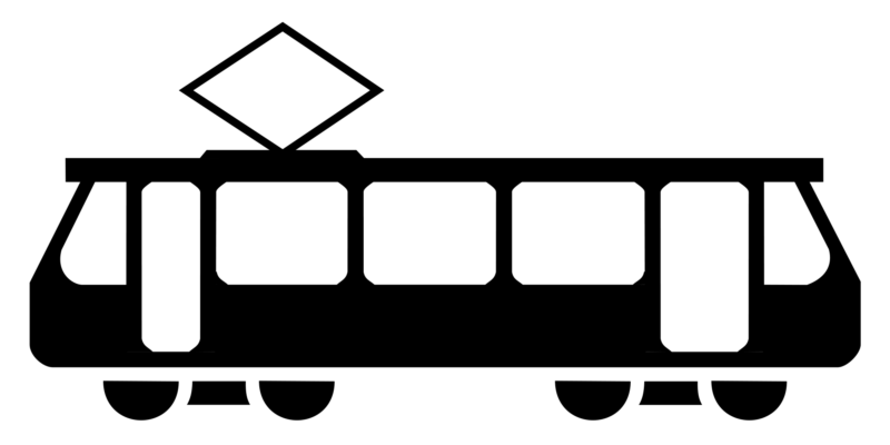 免费透明背景图 电车高清PNG