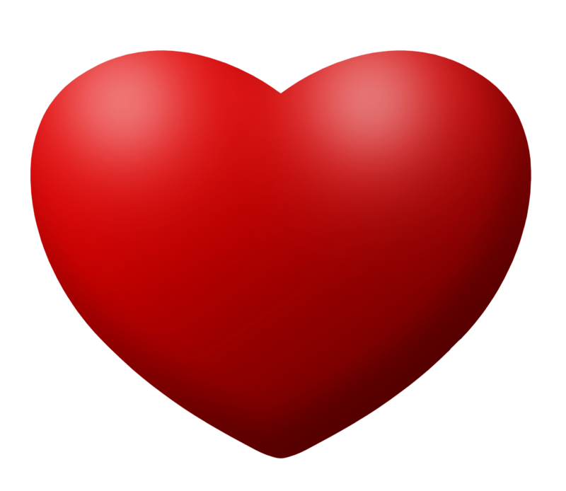 高清心透明素材 免费心无色底图