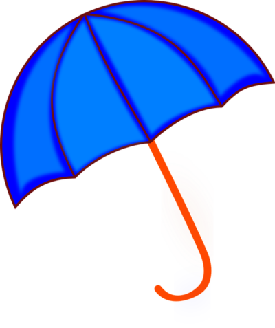 高清无色底图 透明伞PNG图