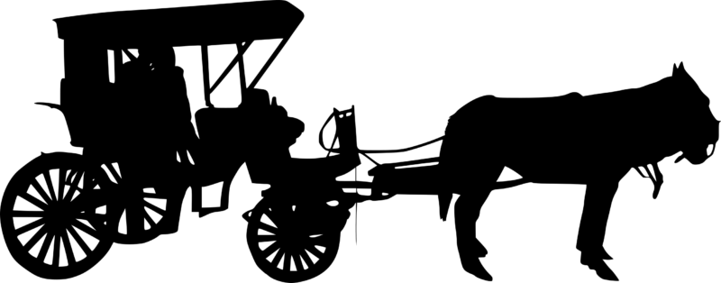 马车透明素材PNG图片 马车元素图